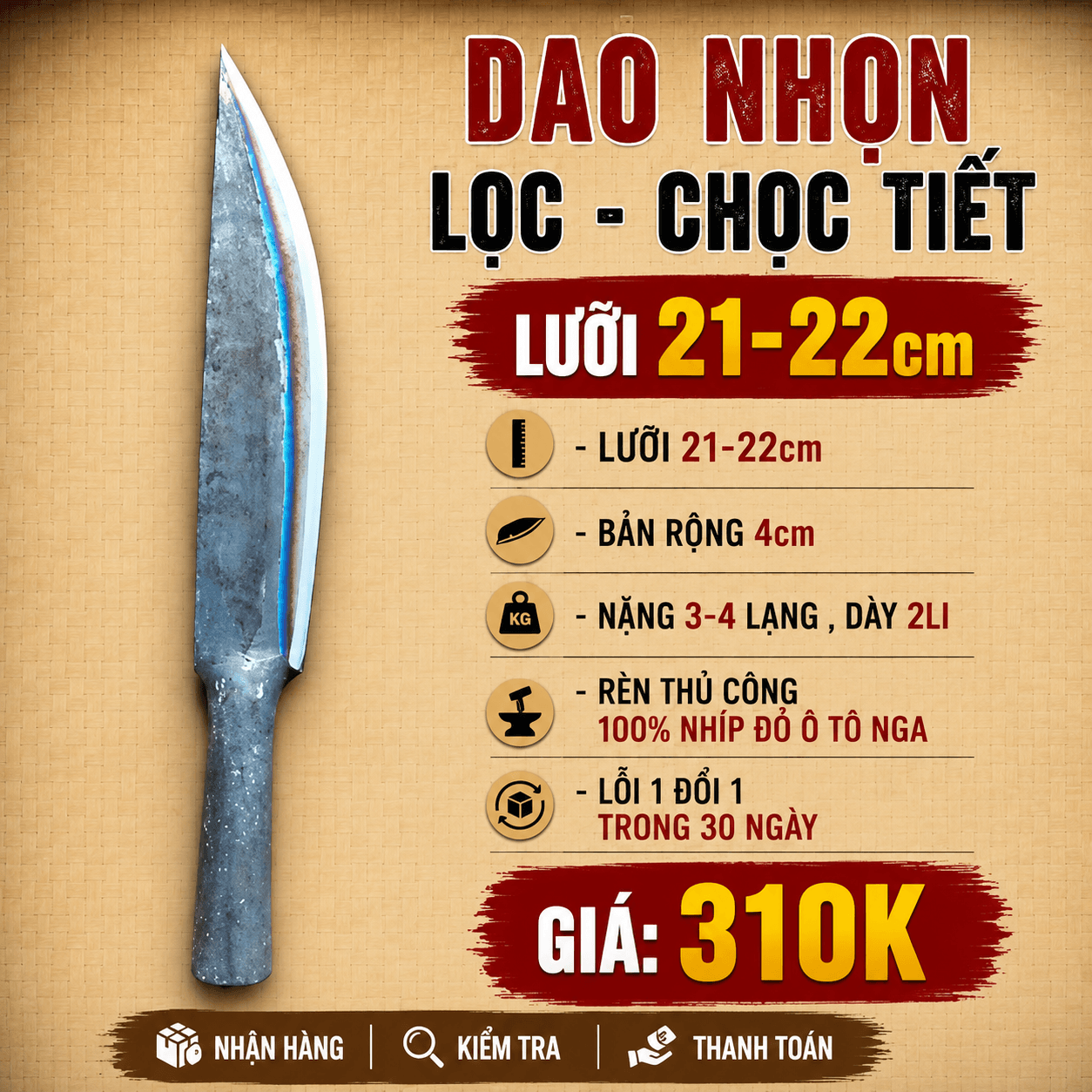 Dao Nhọn Lọc - Chọc Tiết Dao Nhọn Lọc - Chọc Tiết